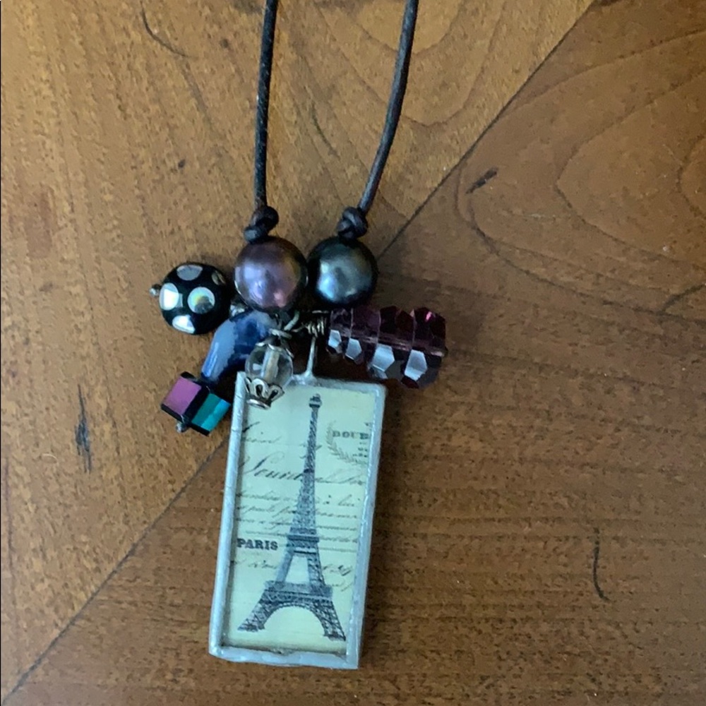 Eiffel Tower necklace